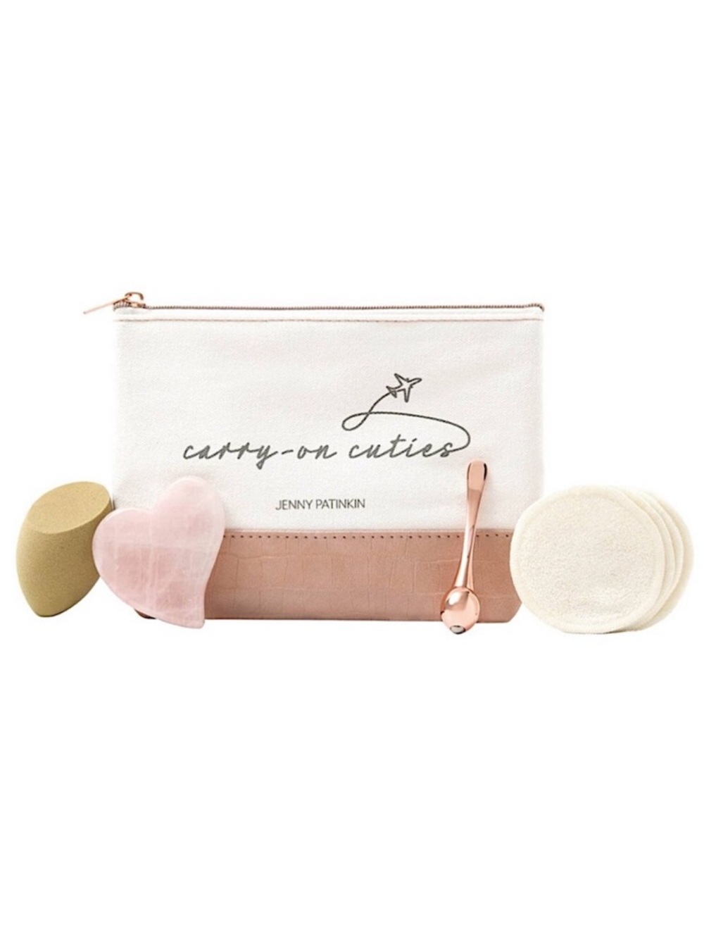 Jenny Patinkin Carry-On Cuties Set - 4 Essential Beauty Tools with Travel Case